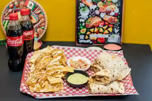 Combo Quesadillas + Nachos Pareja