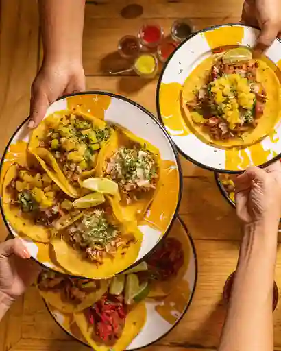 Tacos X4 Al Pastor