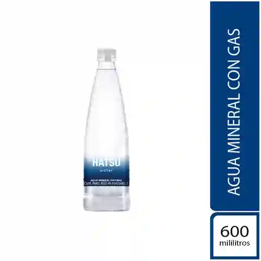 Hatsu Mineral con Gas 600 ml