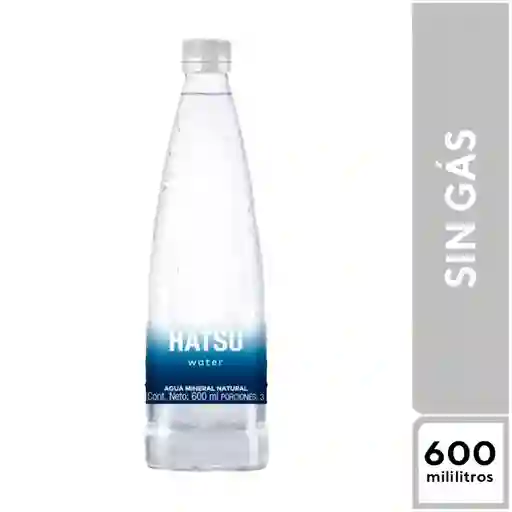 Agua Hatsu Sin Gas 600 ml