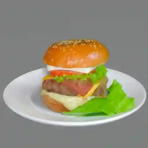 Hamburguesa la Tres Quesos