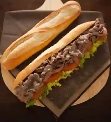 Sándwich con Carne