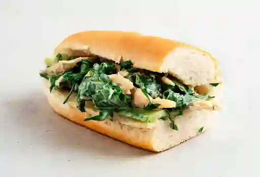 Sándwich Pollo con Espinaca