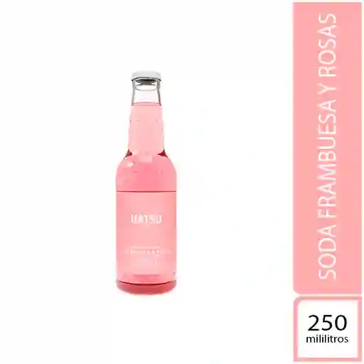 Soda Hatsu Frambuesa y Rosas 250 ml