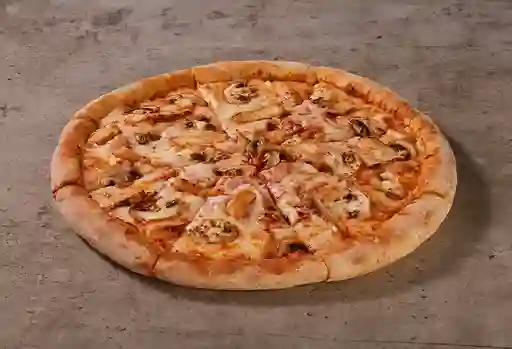 Pizza Pollo con Champiñones Pequeña