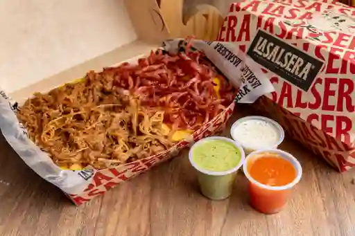 Salchipapas Puerto Rican