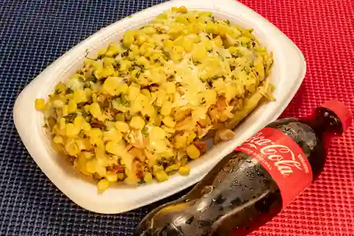 (2) Salchipapa el Bam Bam & Coca Cola 1,