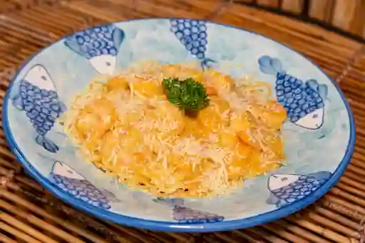 Pasta con Camarones