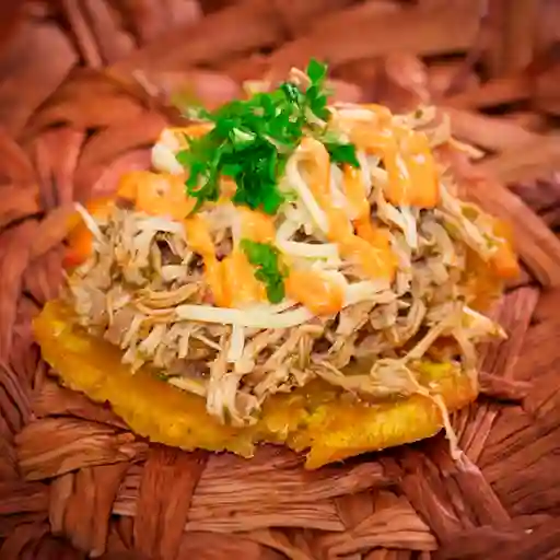 Patacon con Pollo