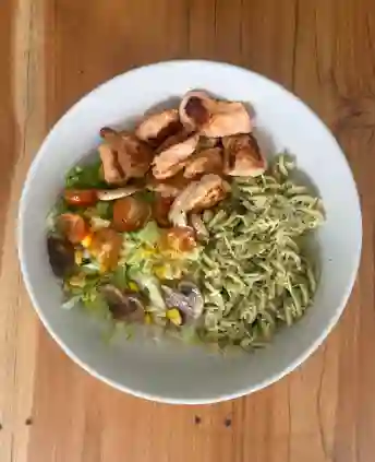 Bowl Pasta Pesto, Pollo