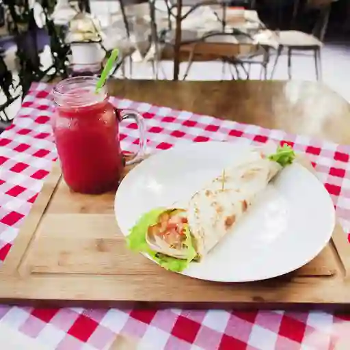 Wrap de Jamón y Queso	