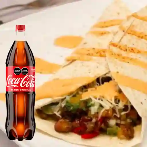 Combo Burrito Mexicano + Coca Cola Original 1.5 L