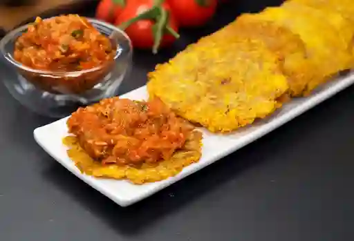 Hogao con Chorizo y Patacón