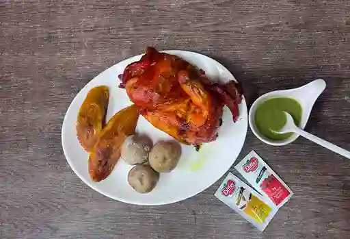 Medio Pollo Asado