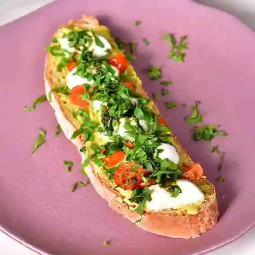 Pesto Caprese Toast