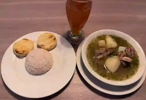 Combo Caldo, Arroz y Bebida