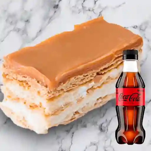 Combo Milhojas de Arequipe + Coca Cola Sin Azúcar 250ML