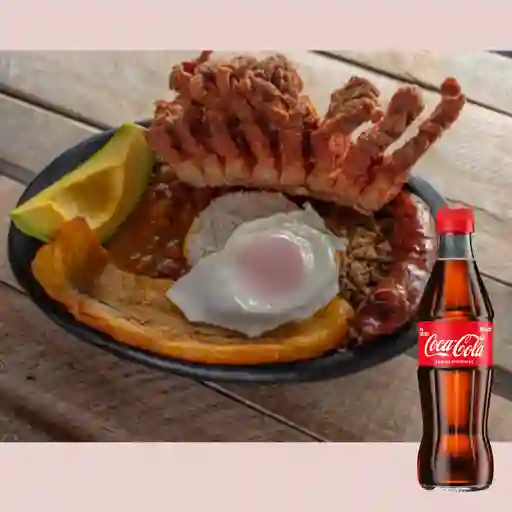 Combo Bandeja Paisa + Coca-Cola Original 350ml