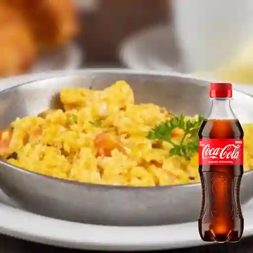 Combo Huevos Al Gusto + Coca-Cola Original 400ml