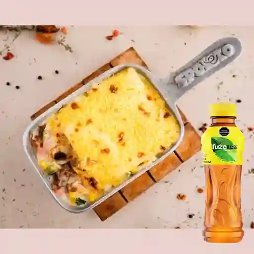 Combo Lasagna Mixta + Fuze Tea Limón 400ml