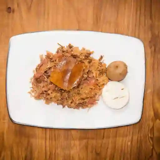 1 Caja de Lechona Con Bebida y Postre
