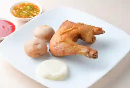 Cuarto de Pollo Frito