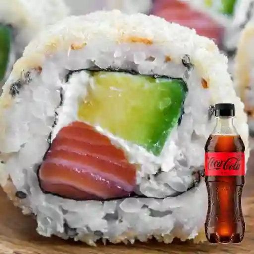 Combo Sushi Crispy Philadelphia + Coca-Cola Zero 400ml