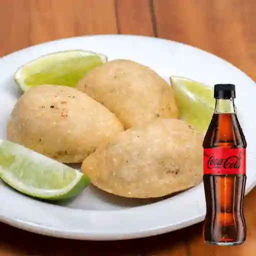 Combo Empanadas + Coca Cola Sin Azúcar 300ml