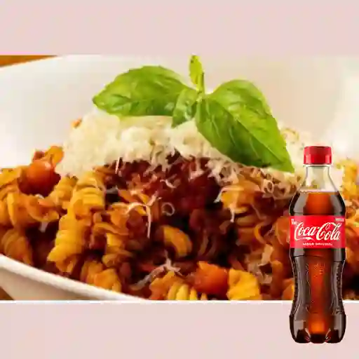 Combo Dos Pastas + Coca Cola Original 400ml