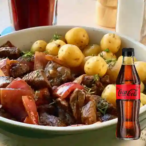 Combo Bowl de Lomo Saltado + Coca Cola Sin Azúcar 300ML