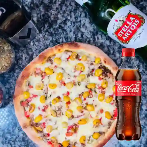 Combo Pizza Personal + Coca-Cola Original 400ml