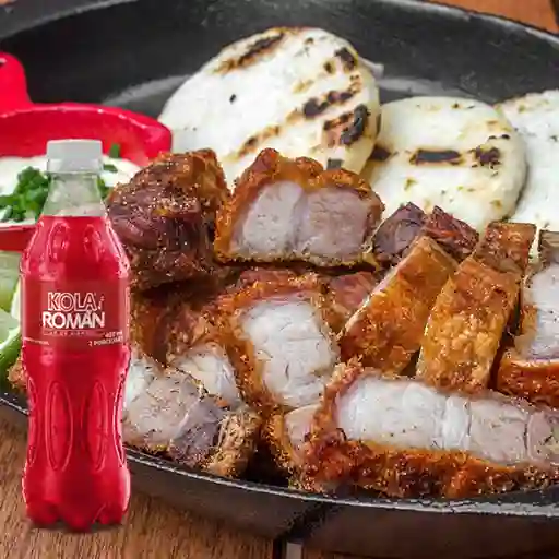 Combo El Chicharrón + Kola Román 400ML