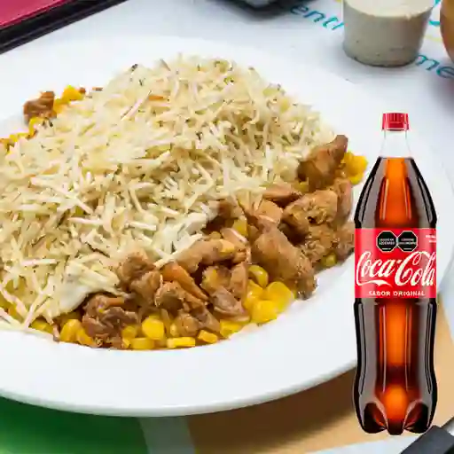 Combo Mazorca con Pollo + Coca Cola Original 1.5L