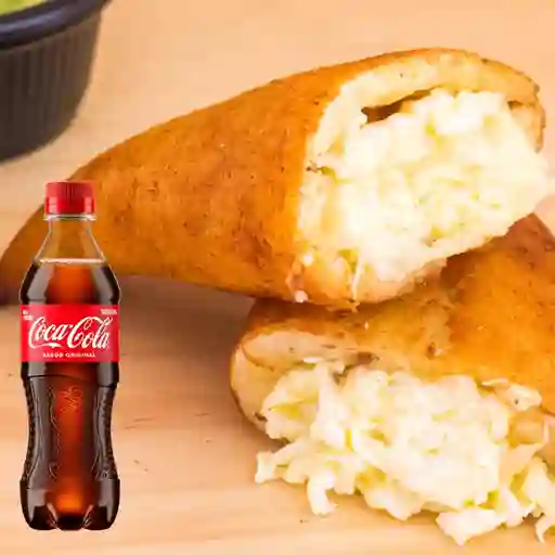 Combo Empanada Queso Costeño + Coca-Cola Original 400ml