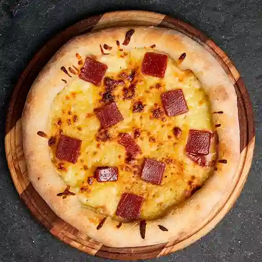 Pizza Queso y Bocadillo	