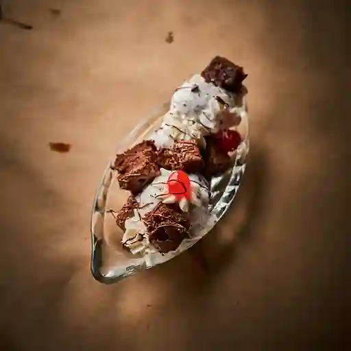 Brownie con Helado