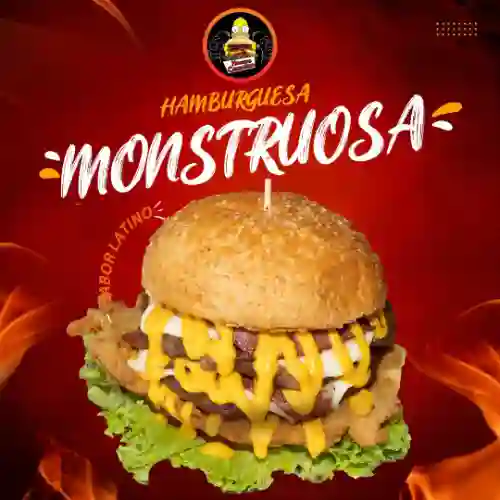 Hamburguesa Monstruosa + Coca-Cola 250ml