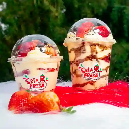 Fresas con Crema de la Casa 9 Oz