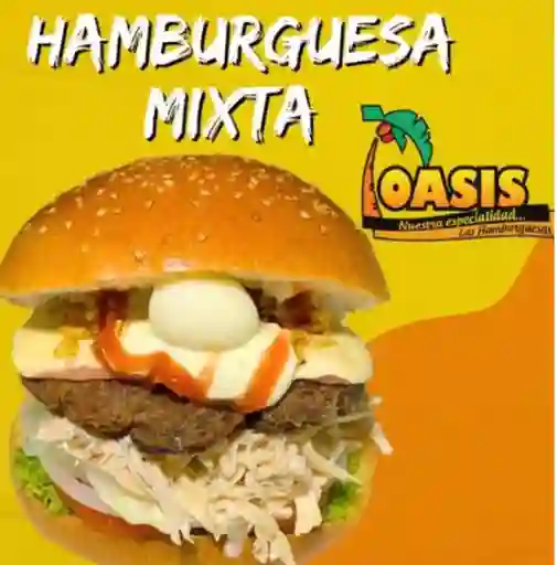 Combo Hamburguesa Mixta