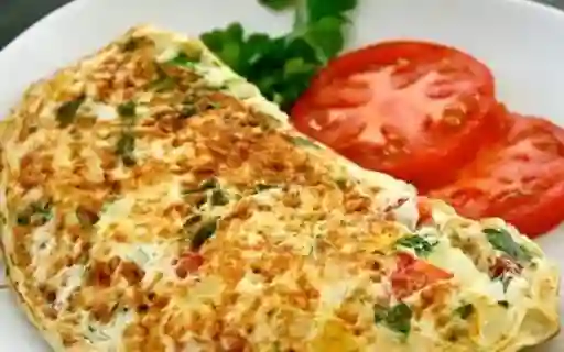 Omelette de Jamón y Queso