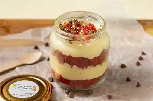 Torta Red Velvet en Frasco