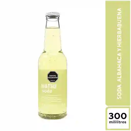 Soda Hatsu Albahaca y Hierbabuena 300 ml