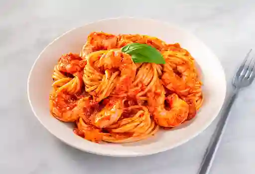 Pasta con Camarones