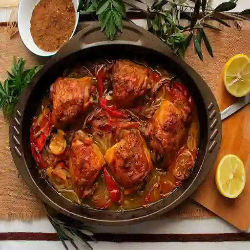 Medio Pollo a la Libanesa