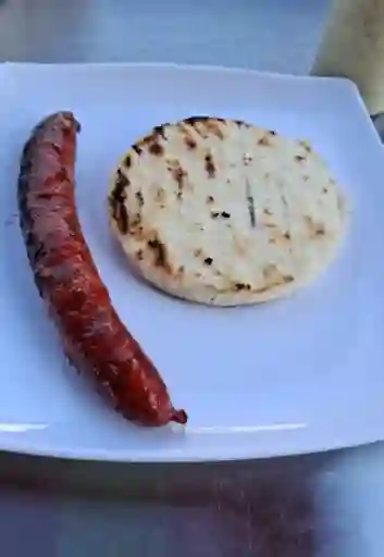 Arepa con Chorizo