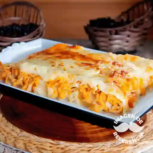 Lasagna de Pollo, Miel Mostaza	