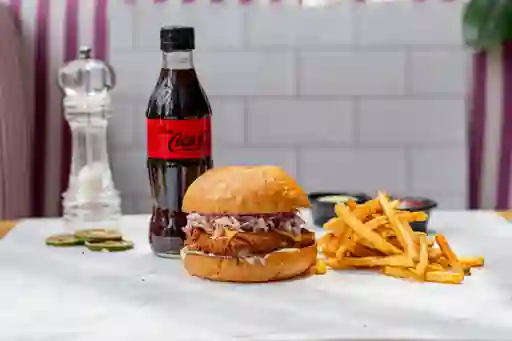 Combo Hamburguesa Pollo Clásica