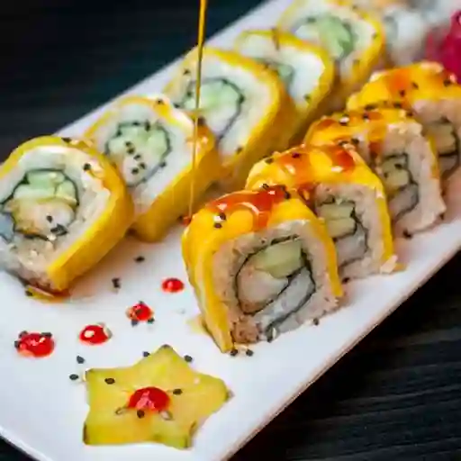 Dragon Roll de Plátano Maduro