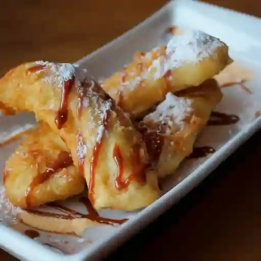 Postre Banana Tempura