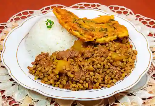 Almuerzo con Lenteja